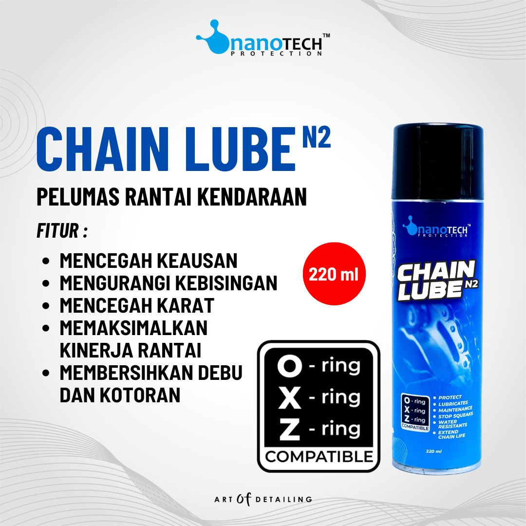 CHAIN LUBE PELUMAS RANTAI SEPEDA MOTOR NANOTECH PROTECTION