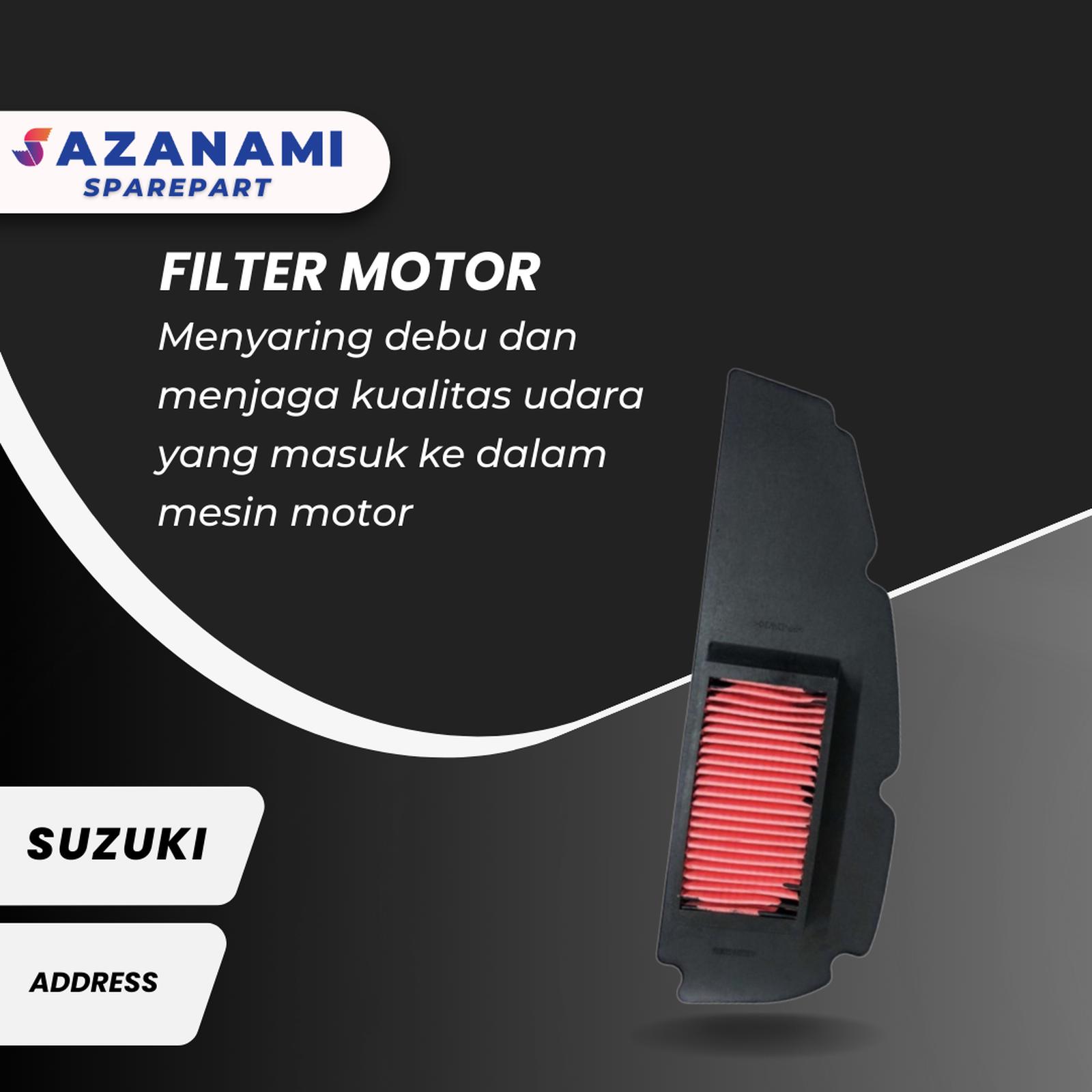 Suzuki Motorcycle Air Filter Address Air Filter Harga 29,999 rupiah*Gratis Ongkir
