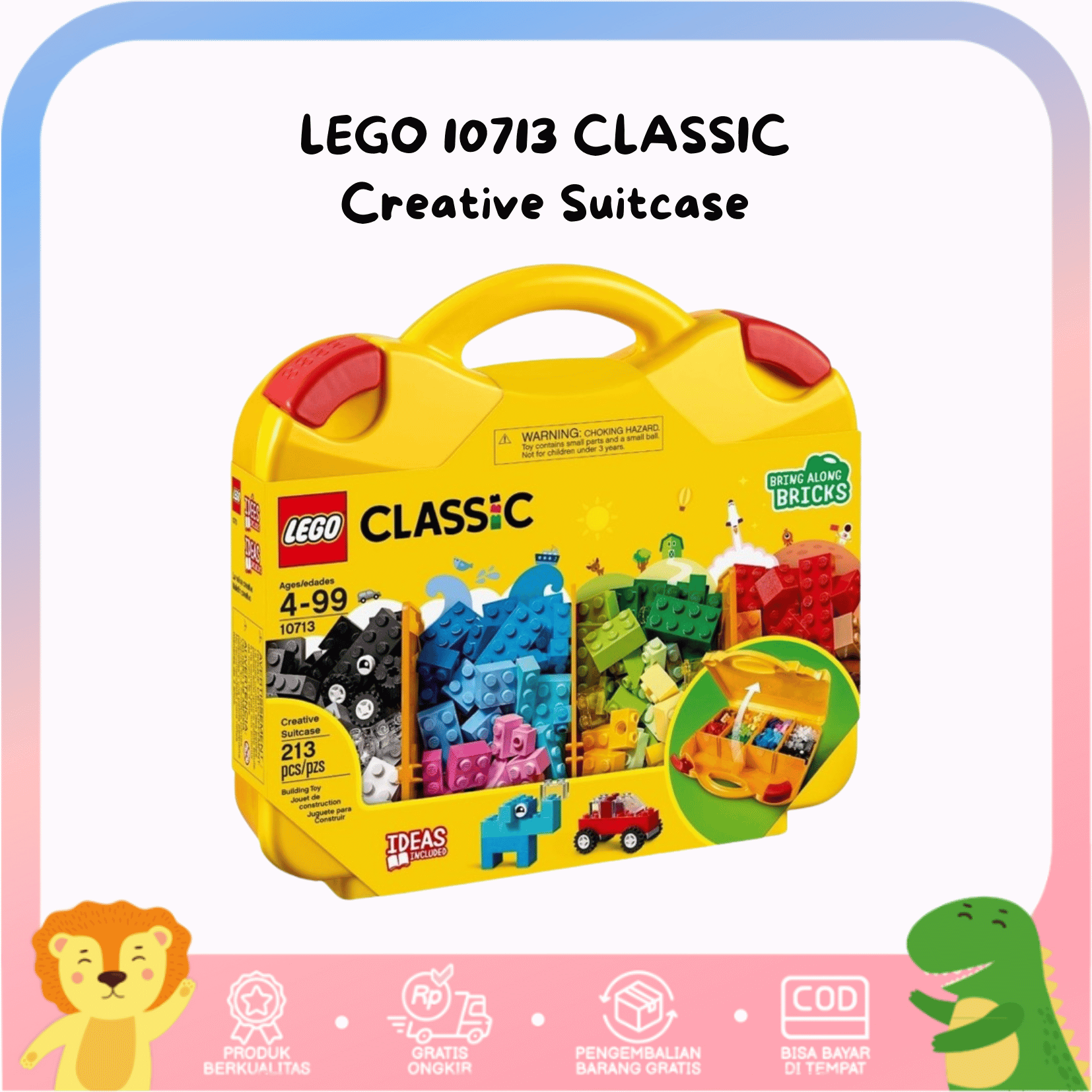 LEGO 10713 CLASSIC Creative Suitcase Lazada Indonesia