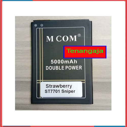 Battery Batre Baterai Double Power Mcom Strawberry St7701 Sniper Lazada Indonesia