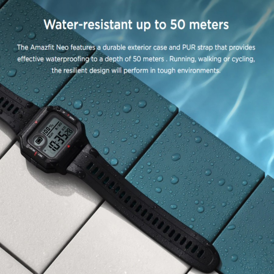 Amazfit Neo Retro Sport Fashion Smartwatch 28 Days Long Battery