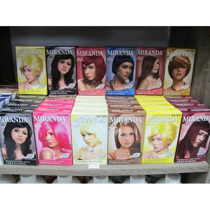 Promo Miranda Hair Color Long Lasting and Shine 30gr+30ml pewarna rambut yang bagus pewarna