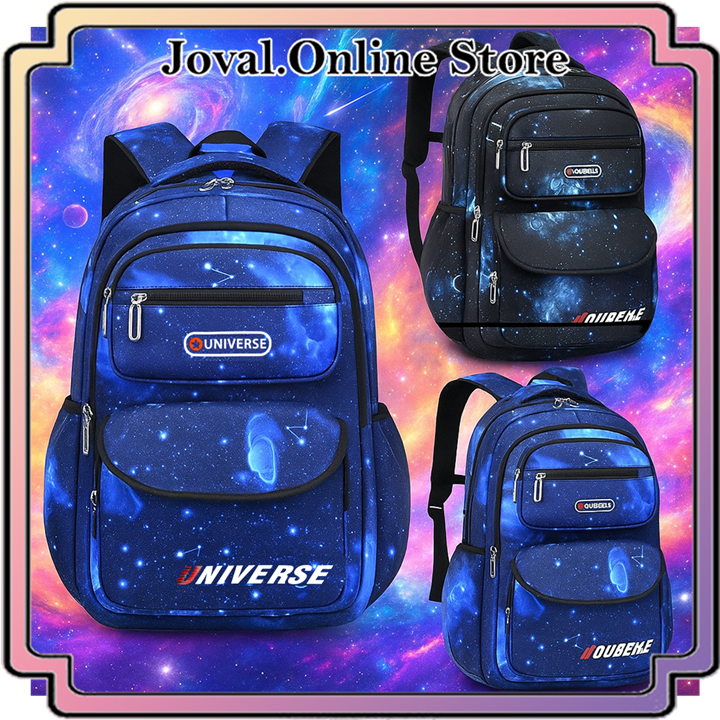 TAS RANSEL SEKOLAH ANAK MOTIF UNIVERSE / TAS SEKOLAH ANAK LAKI LAKI / TAS SEKOLAH SD SMP Harga  134,999 rupiah*Gratis Ongkir