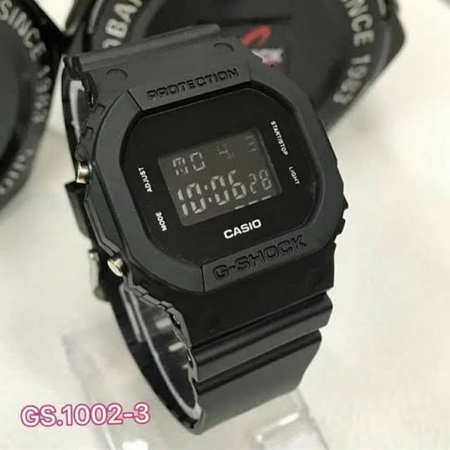 	 Lw888 Codcasio Jam Tangan Pria Sport Casiogishockdwa5600 Fullblack 	