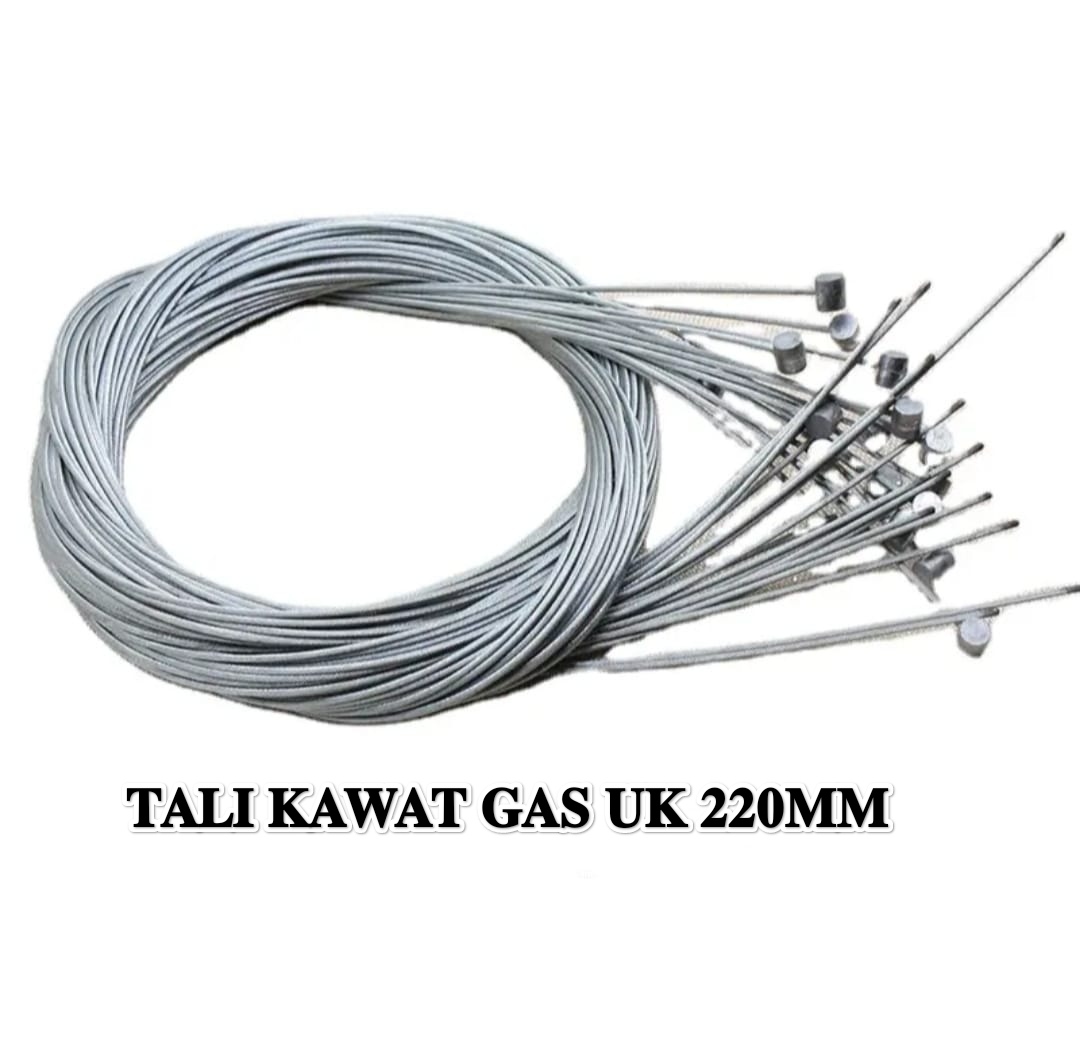 Domino Spontaneous Gas Inner Interlocking Wire Rope Length 220cm Universal Giá 19,500 Đồng*Miễn phí vận chuyển