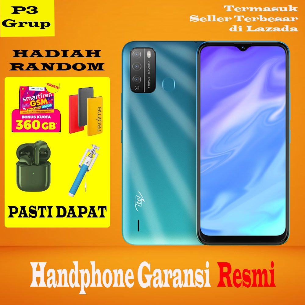 iTel Vision 1 Pro RAM 3GB ROM 32GB 3/32 Promo Bonus [COD / GRATIS ONGKIR / GARANSI RESMI BY INFINIX]