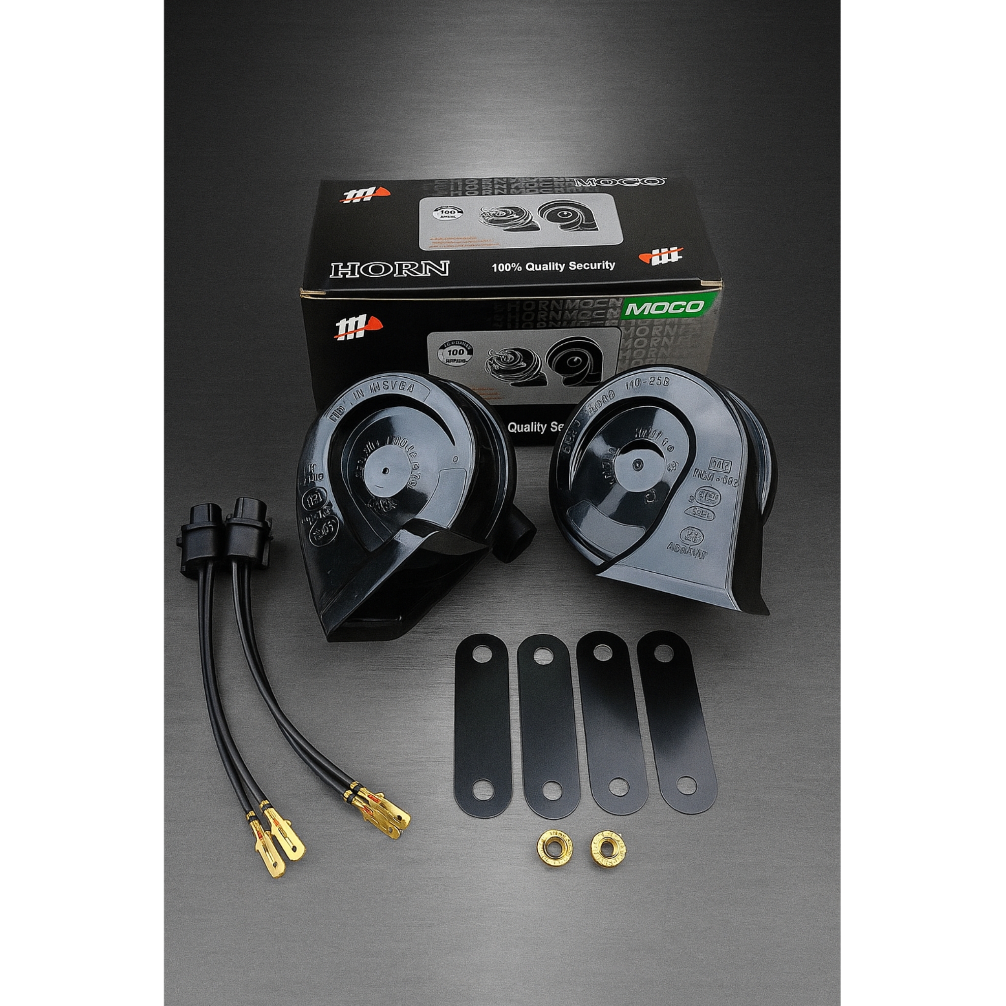 Snail Horn Car Motorcycle Snail Horn Double 12V Bass Sound Universal for All Motorcycles Cars Trucks Waterproof Mocc Harga 126,250 rupiah*Gratis Ongkir