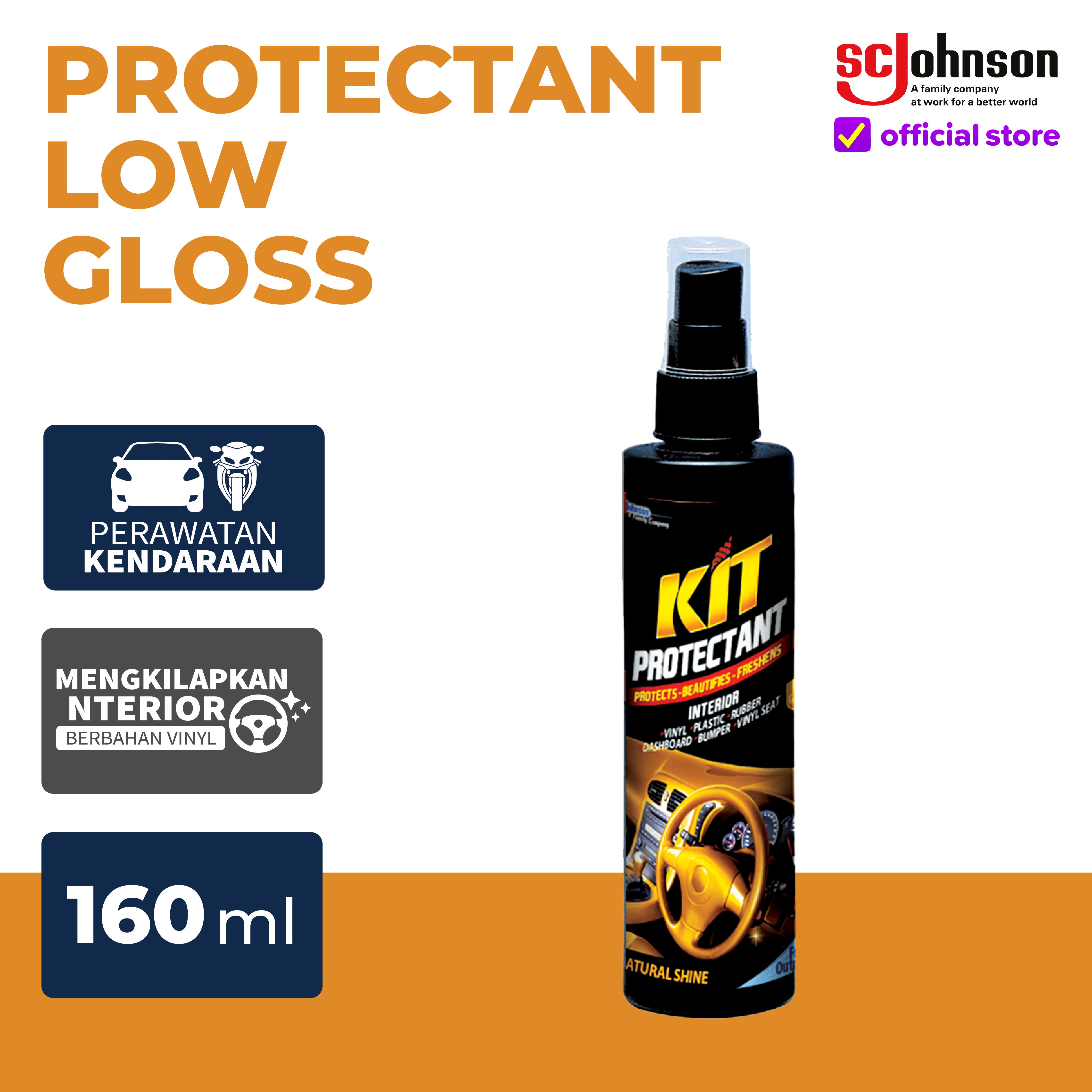 KIT Vinyl Protectant Low Gloss Pembersih Interior - Pump 160mL Harga 32,396 Ringgit*Penghantaran Percuma