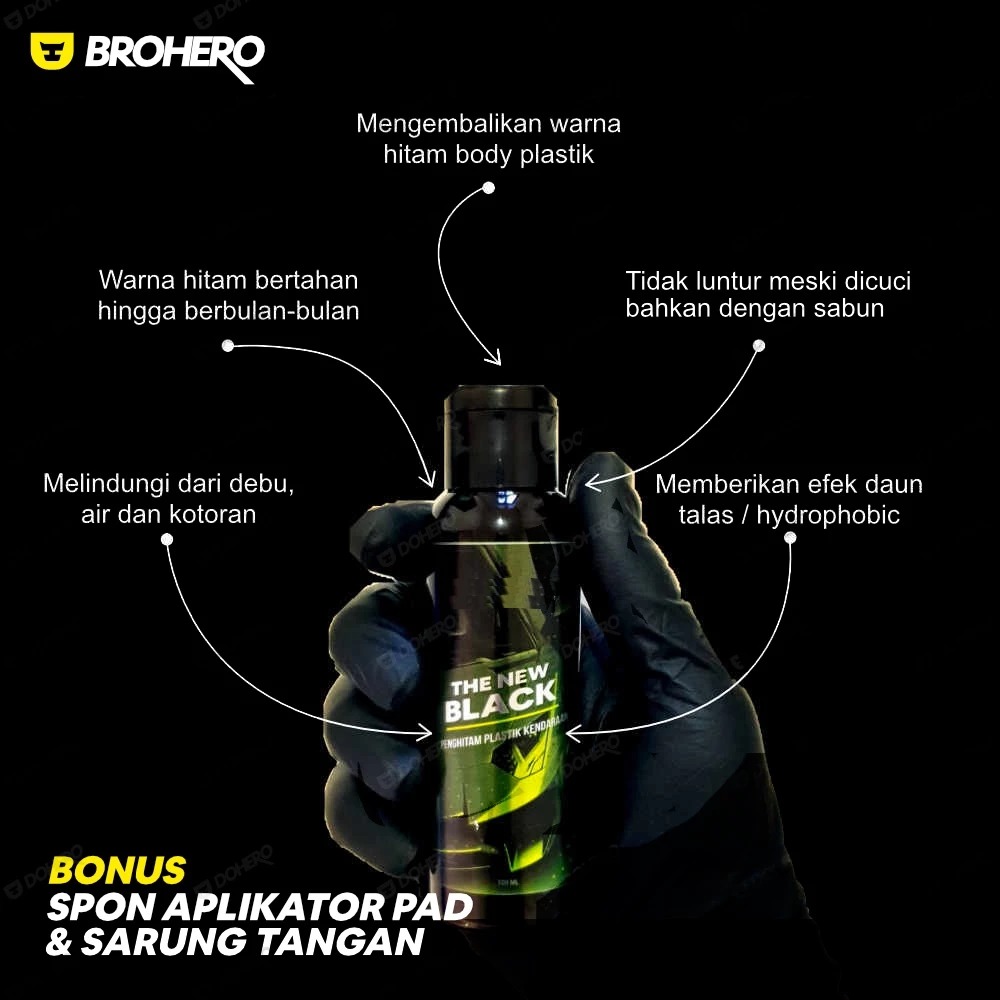 Permanent Motorcycle / Car Body Blackening by Dohero Harga 26,514 rupiah*Gratis Ongkir