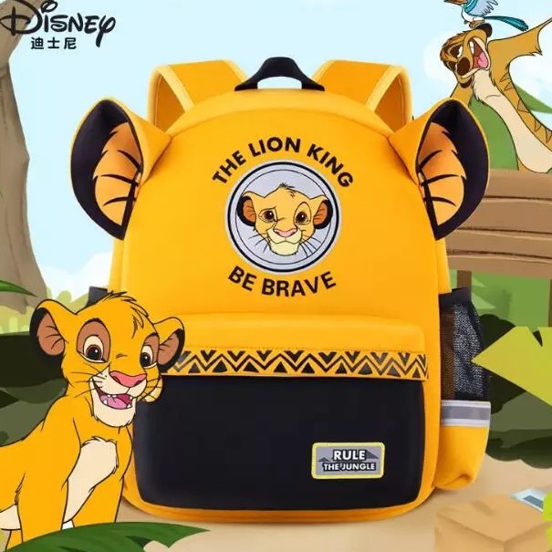 Lazada Indonesia - Tas Ransel Anak Sekolah TK/SD Lion Disney Anti Air Backpack Anak Laki-laki Dan Perempuan