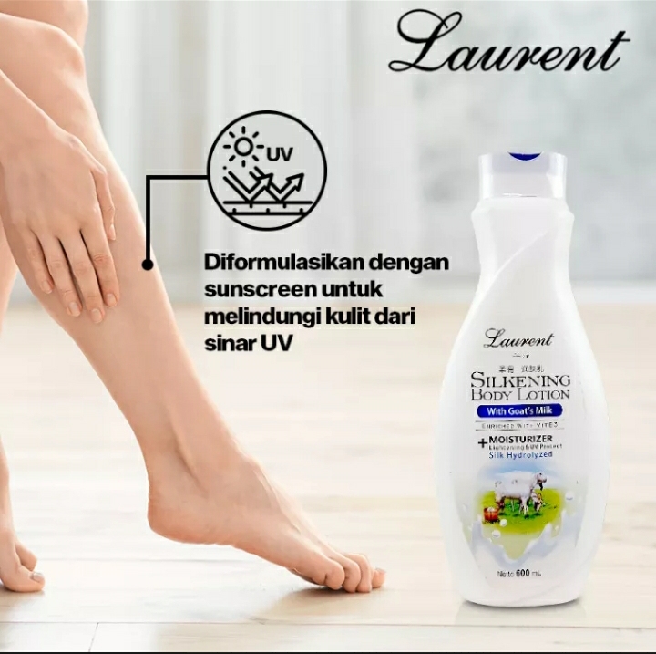 Laurent Silkening Body Lotion Goat's Milk 200ml - 600ml | Lazada