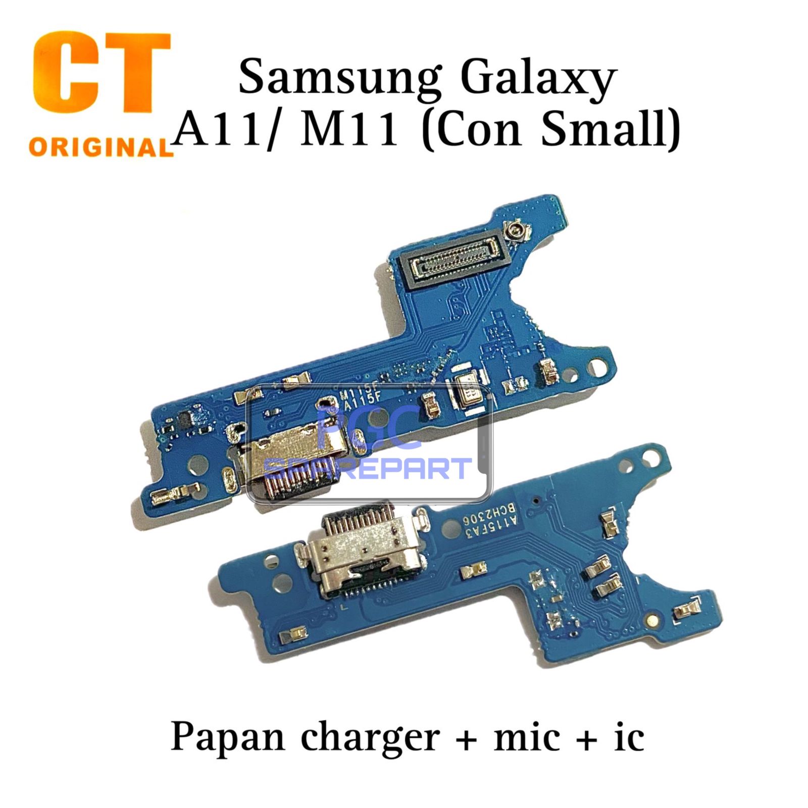 Original CT Ada IC Papan PCB Konektor Charger Cas Mik Handsfree