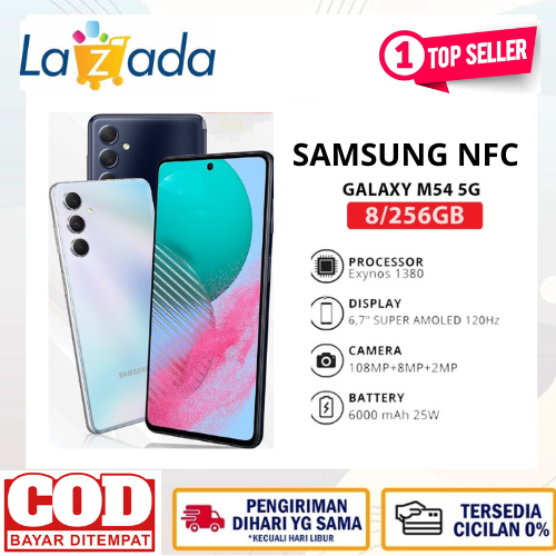 Samsung Galaxy M54 5G NFC 8/256 GB RAM 8GB ROM 256GB Harga  4,200,000 Ringgit*Penghantaran Percuma