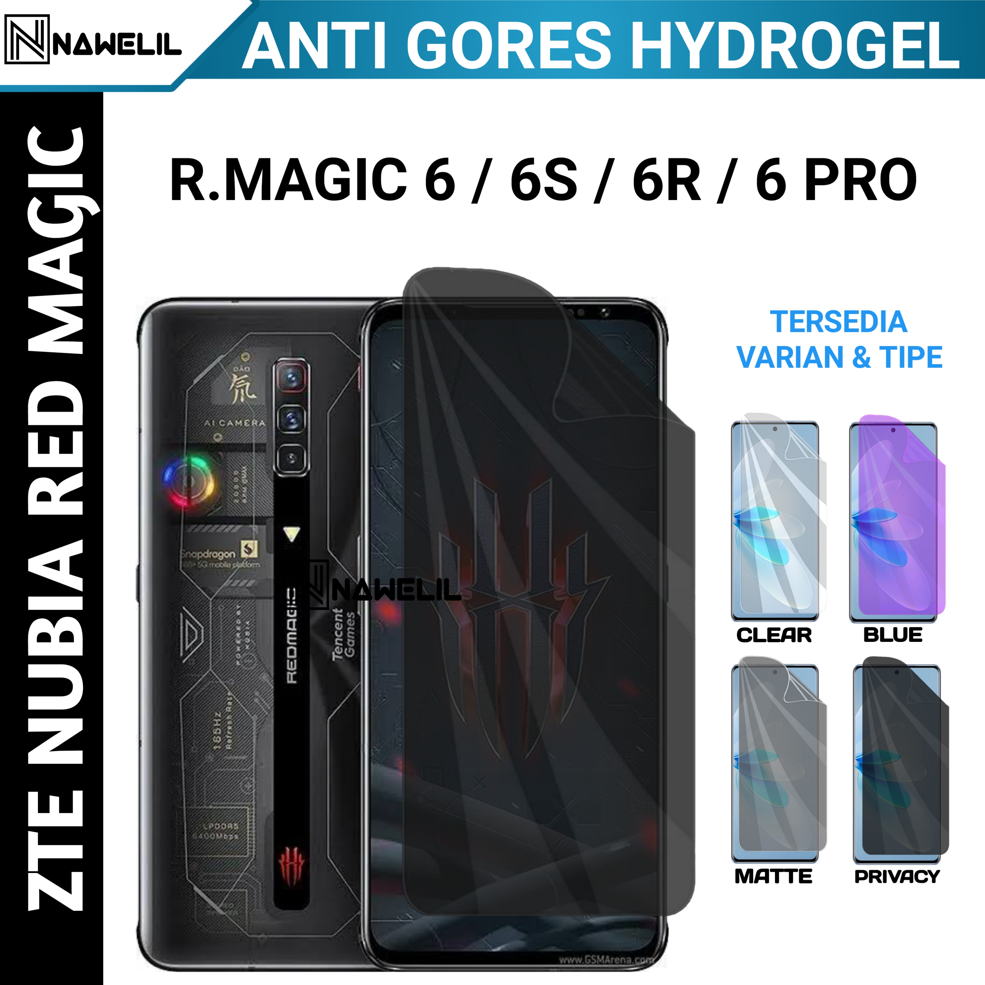 Anti Gores Rog Phone Jual Hydro Gel Screen Rog Phone6 Terbaru Jan 2025