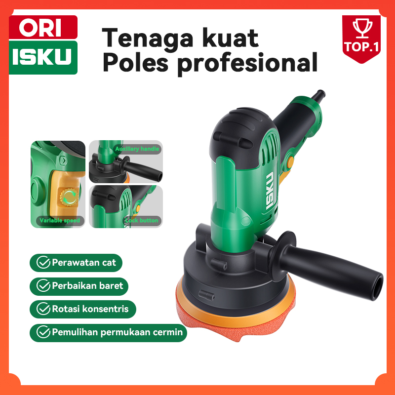 ISKU Mesin Poles Body Mobil Poles Poilsher Mobil Motor Car Perbaikan Ubin Motor Car Alat Poles Cat Mobil Full Set Harga 229,000 rupiah*Gratis Ongkir