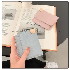 Dompet Wallet kartu Import Dompet Cewek Kecil Kekinian Kulit/Dompet Mini Wanita - Qiqi Treasure