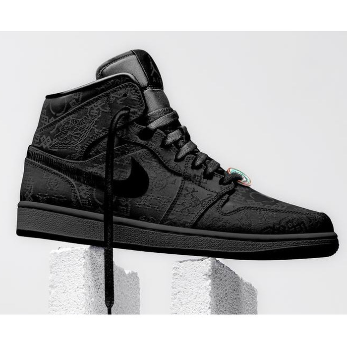 Sepatu Nike_Air Jordan 1 Mid Fearless x 