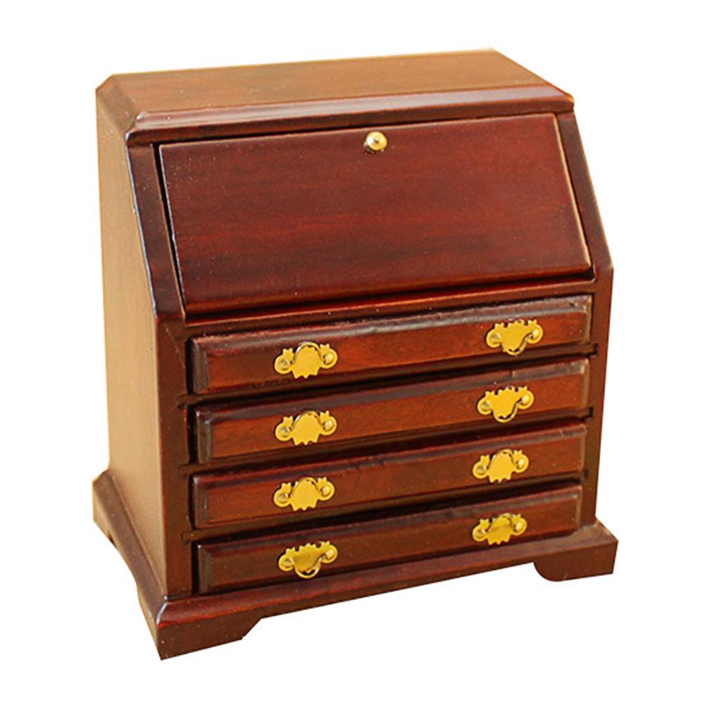 Outop Mini Storage Drawer Cabinet Modeling Toy For 1 12 Doll House