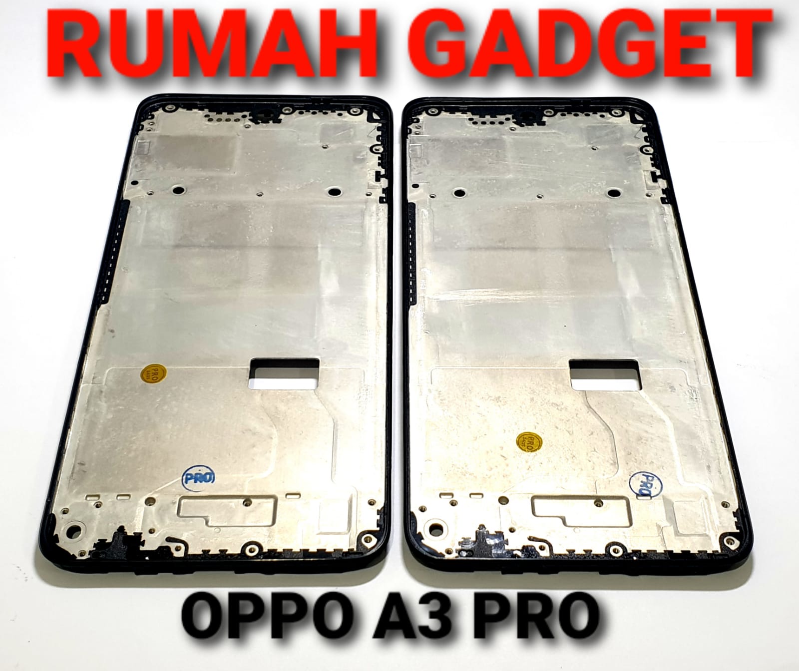 FRAME DUDUKAN LCD/TATAKAN LCD OPPO A3 PRO BLACK Harga 25,000 rupiah*Gratis Ongkir