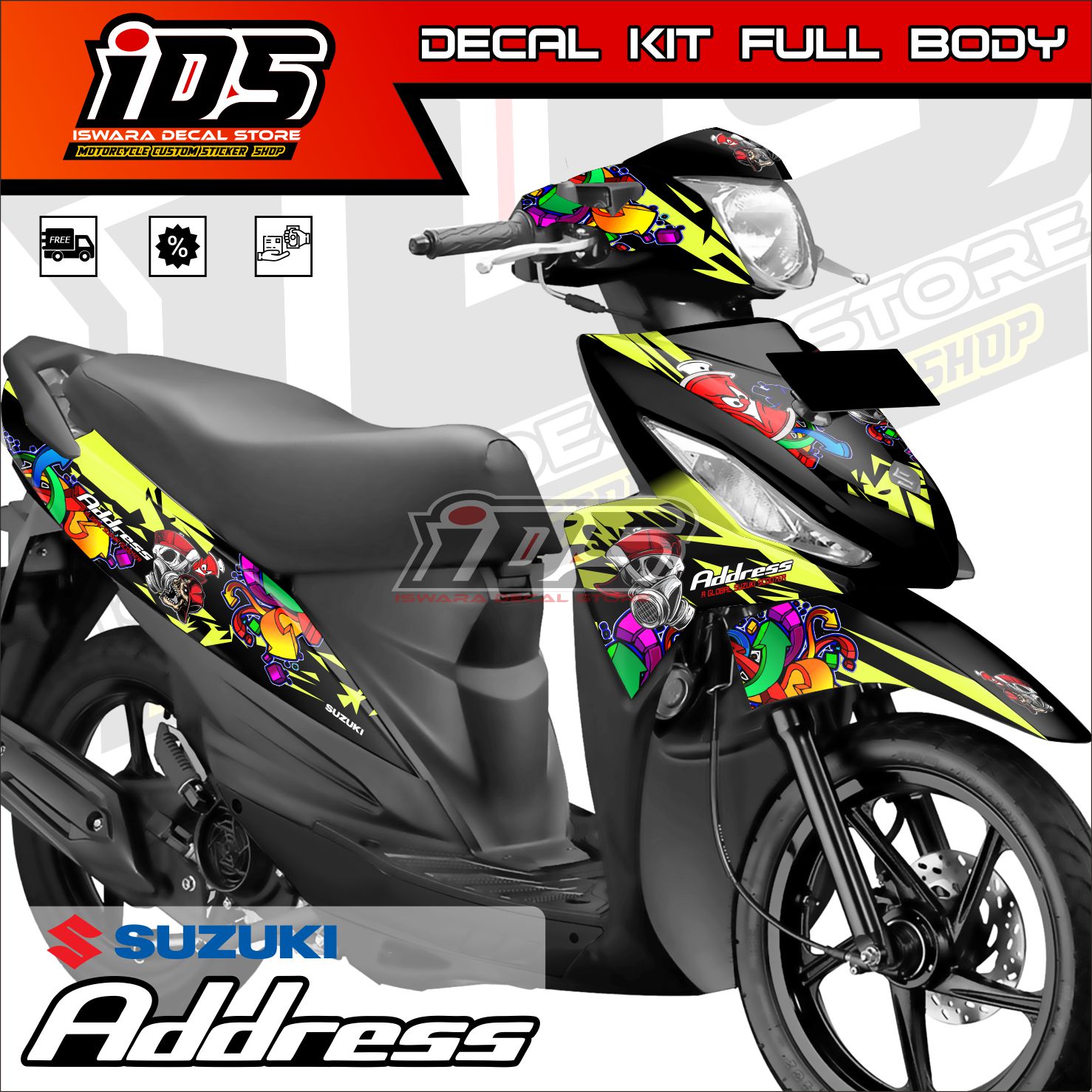 Harga Suzuki Suzuki Bikes Global Decal Suzuki Address Full Body