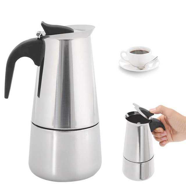 Moka Pot Espresso Coffee Maker Stovetop Maker Stovetop Coffee Alat Pembuat Kopi Espresso Khas Italia
