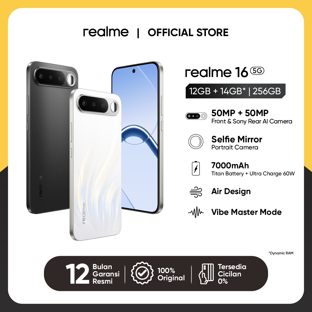 Realme 16 5g Air Ultra 14GB 12GB