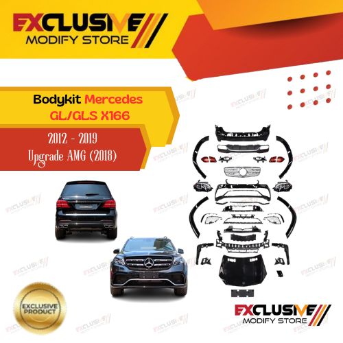 Mercedes GL/GLS x166 GLS350d gls450 gl400 GL500 (2012-2019) boykit upgrade x166 GLS63 (2018) facelift AMG complete set Version 1 Harga  60,000,000 Ringgit*Penghantaran Percuma