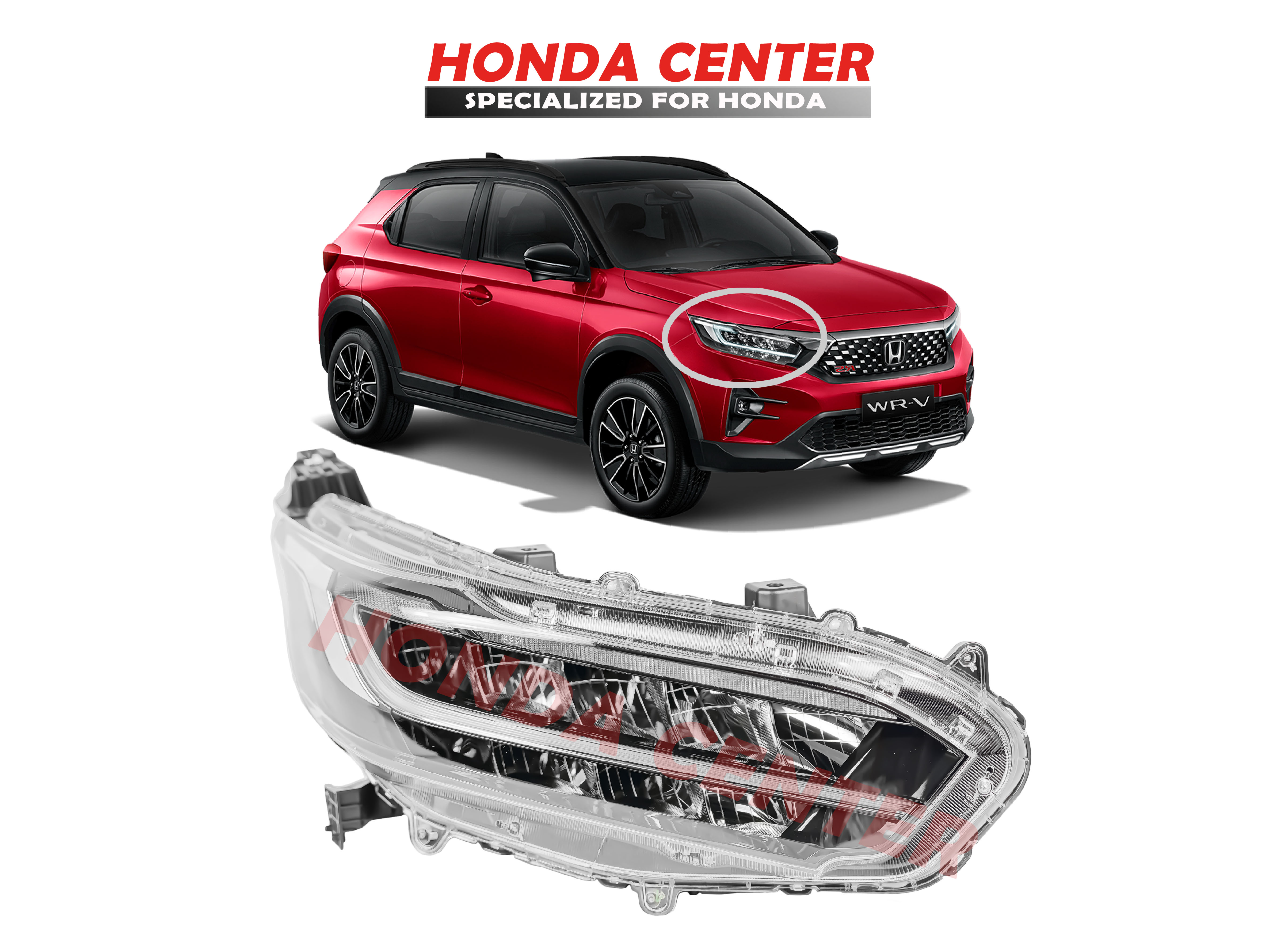head lamp lampu depan kiri kanan honda wrv 2023 Harga 1,490,000 rupiah*Gratis Ongkir