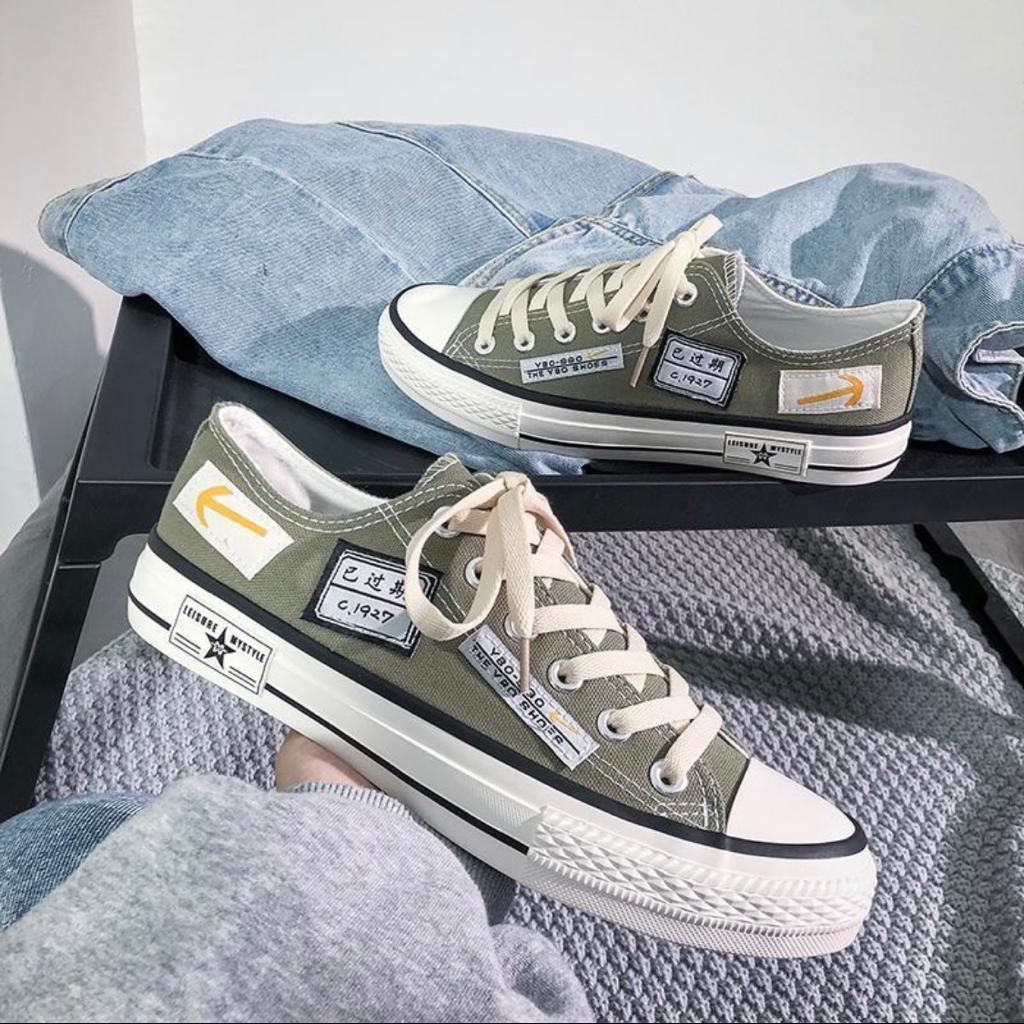 Sepatu Sneakers Casual Canvas Pria Breatheable Korean Style Sepatu Sneakers Casual Canvas Pria Breatheable Korean Style