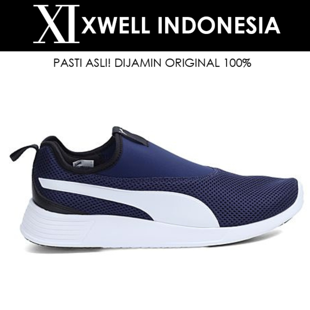 PUMA sepatu sneakers original 100 (Sepatu Puma Kets Logo Court