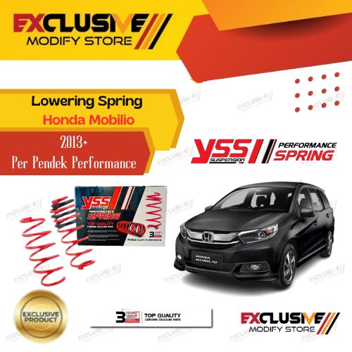 YSS lowering spring kit Honda Mobio (2013 +) original Thailand performance per Pendek Harga 3,000,000 rupiah*Gratis Ongkir