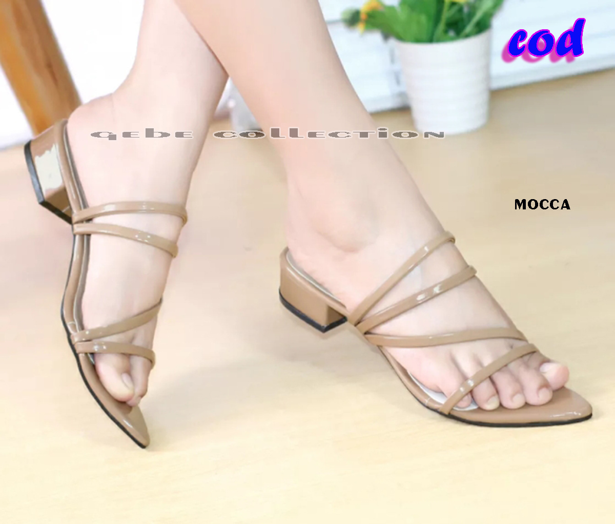 Sandal heels 2024 3 cm