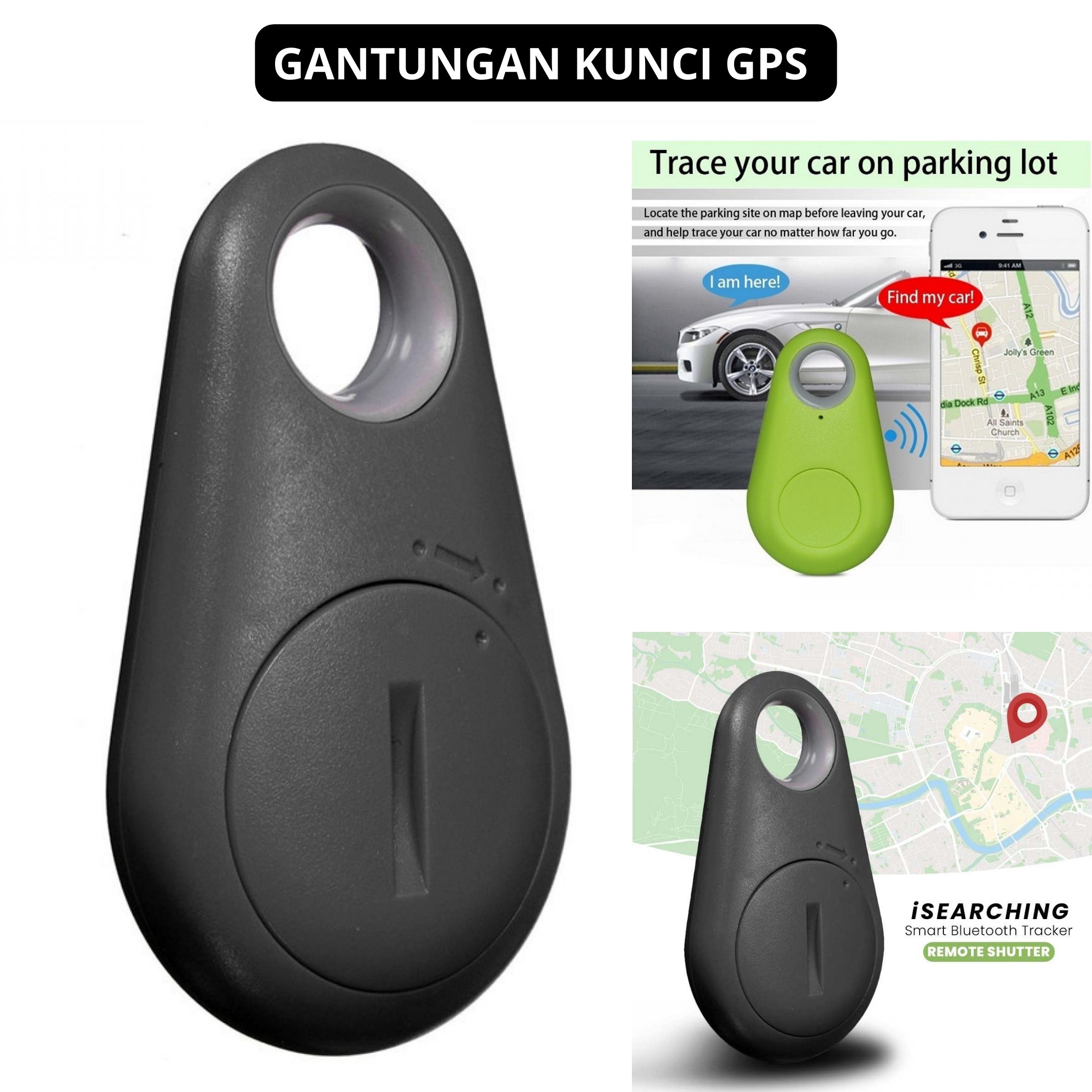Gantungan Kunci GPS Sambung HP buat Mobil Motor Kamar Rumah Pelacak Pendeteksi Barang Hilang Akurat Harga 24,600 rupiah*Gratis Ongkir