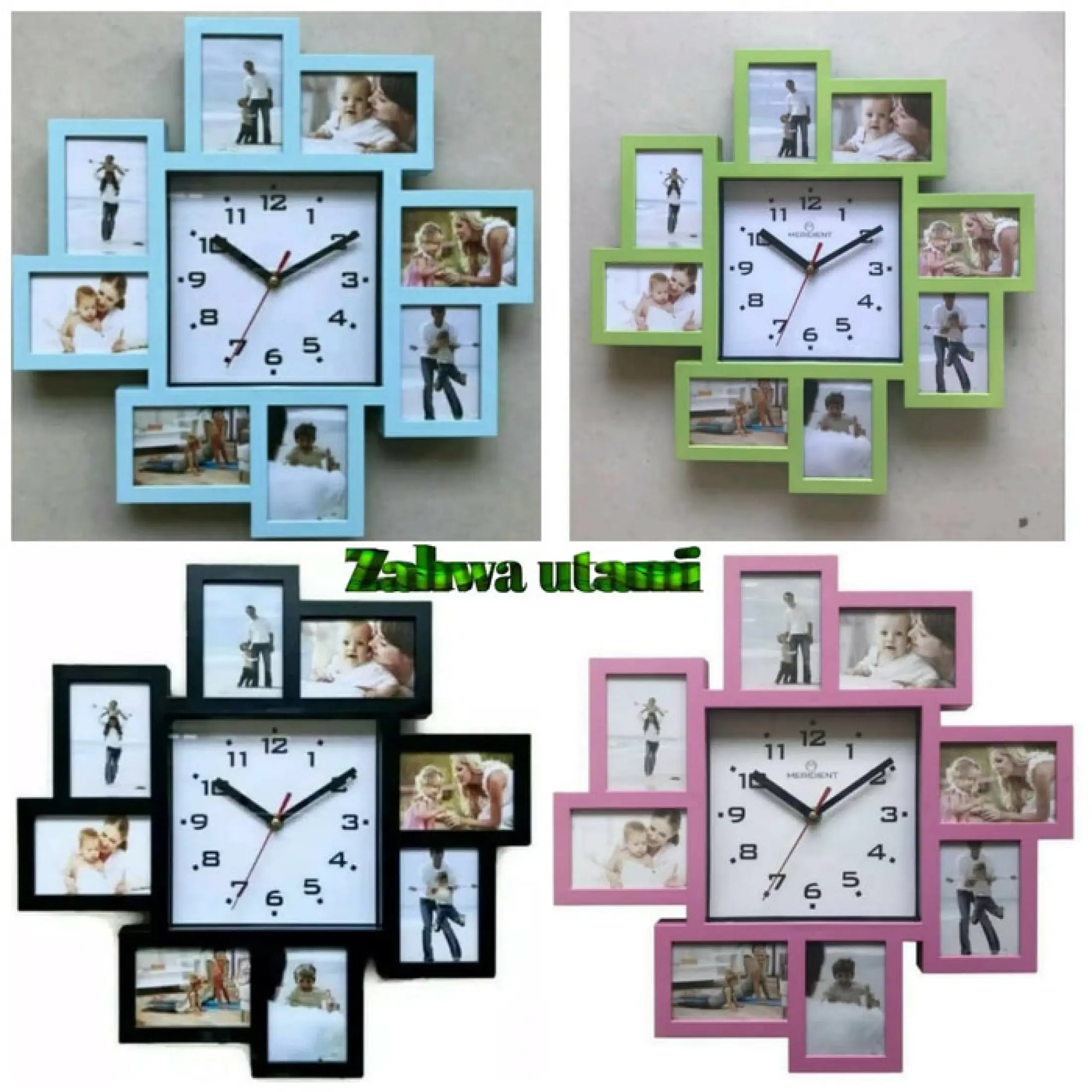 Jam Dinding Meridient Frame Pink Merah Muda Sedia Juga Frame Foto Dinding Family Frame Foto Dinding Banyak Frame Foto Dinding Unik Frame Foto Dinding Frame Foto