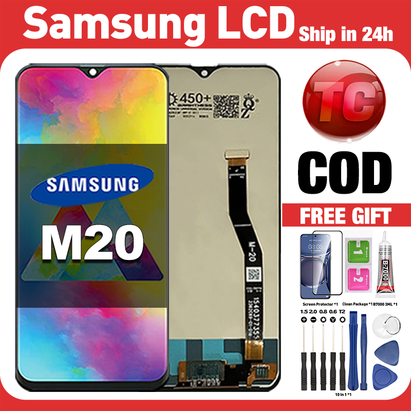 LCD Samsung M20 Original Asli Touchscreen ori Glass Touch Screen