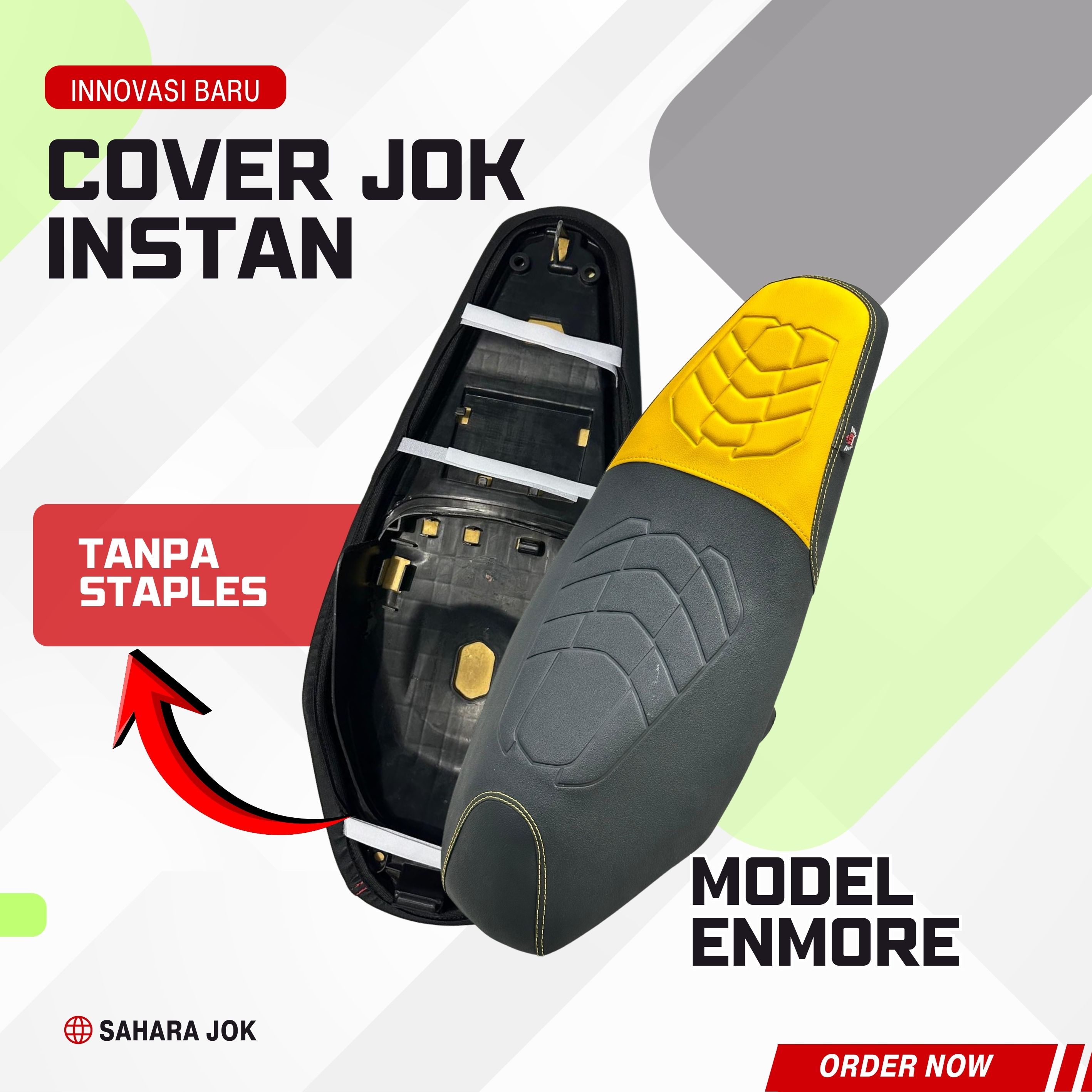 Piramid Model Motorcycle Seat Protective Seat Cover (Using Rubber) # Vario # Scoopy # Pcx # Nmax # Aerox # Beat Harga 75,000 rupiah*Gratis Ongkir