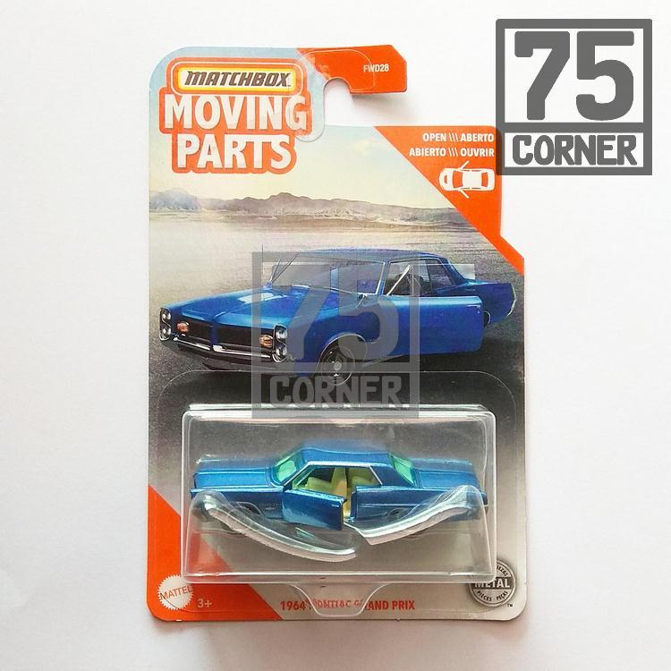 Matchbox Moving Parts 1964 Pontiac Grand Prix Diecast Miniatur Mainan Anak Murah Meriah Classic Retro Vintage Sedan Mobil Amerika Lazada Indonesia