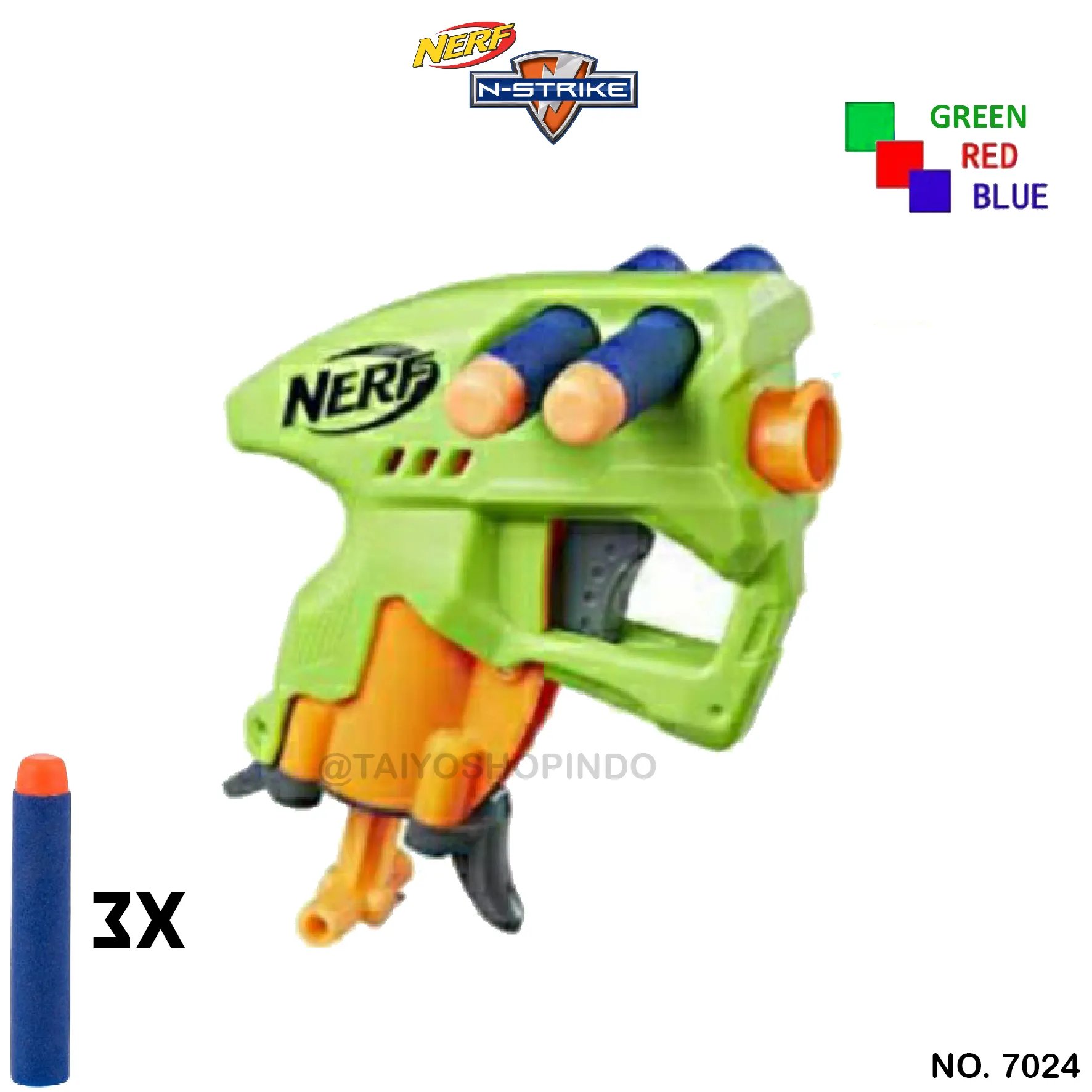 Mainan Anak Nerf Gun Nanofire 7024 Senjata Pistol Tembakan Lazada Indonesia