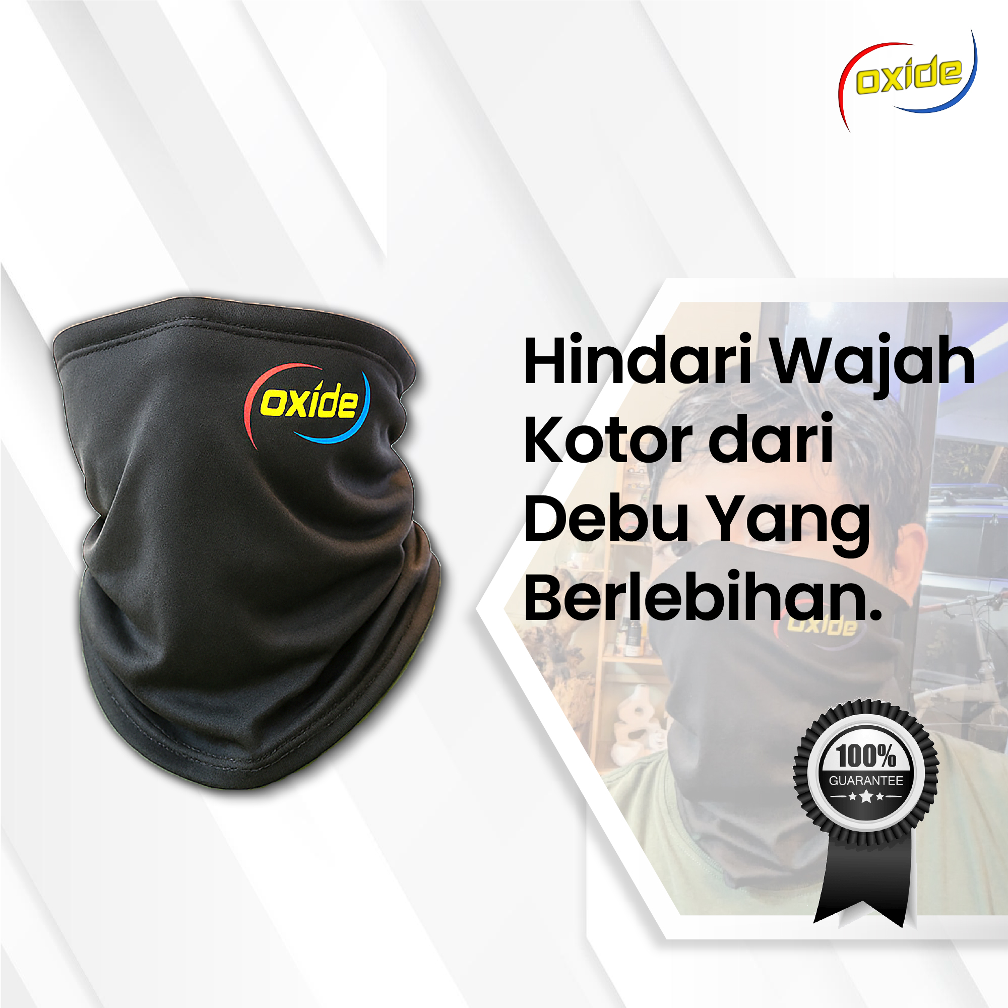 Oxide Buff Motorcycle Mask / Motorcycle Mask Harga 25,000 rupiah*Gratis Ongkir