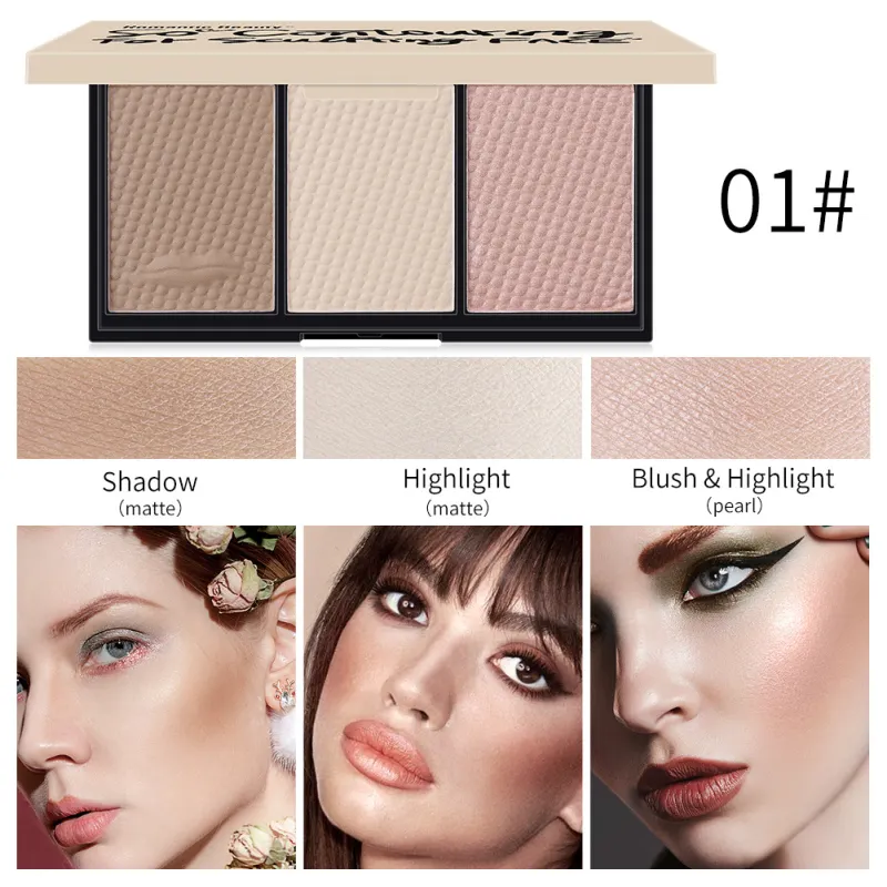 bronzer highlighter contour palette