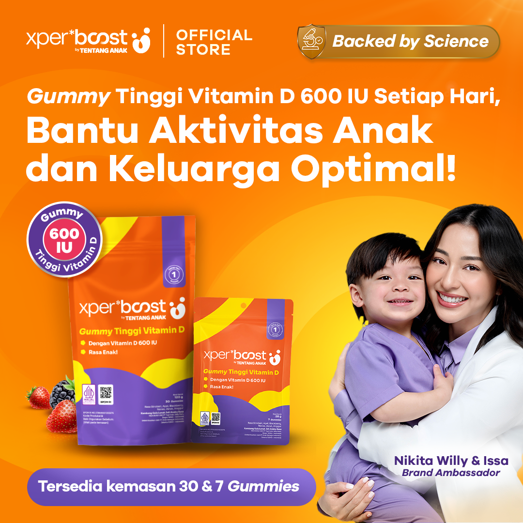 Expert Boost - Gummy Vitamin D 600 IU Anak dan Dewasa | Paket 30 Hari | Paket 7 Hari - Merek Tentang Anak Harga 20,900 rupiah*Gratis Ongkir