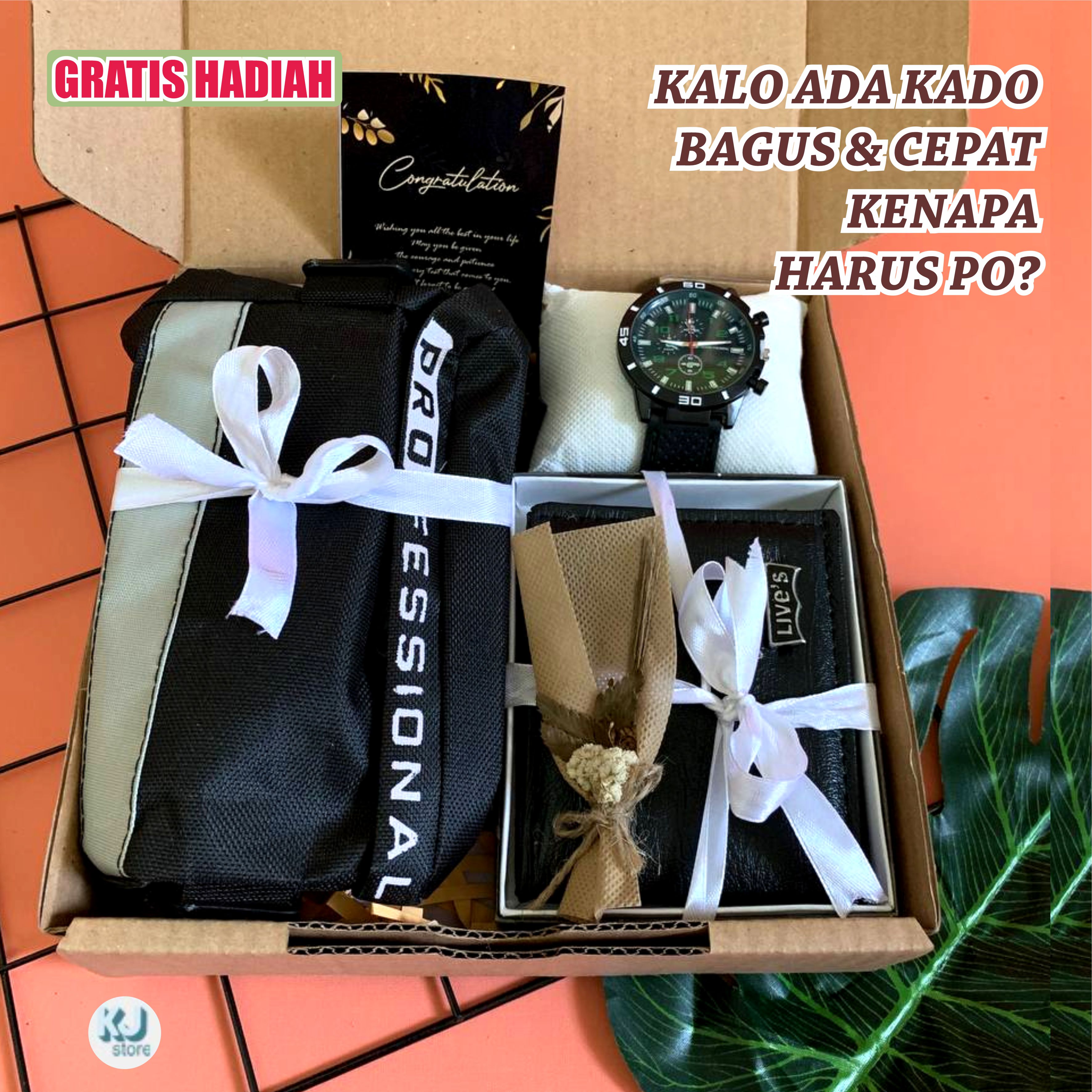 Hampers Cowok Paket Kado Ulang tahun Pacar Laki laki Hadiah Ultah Hempers GiftBox Birthday Aesthetic