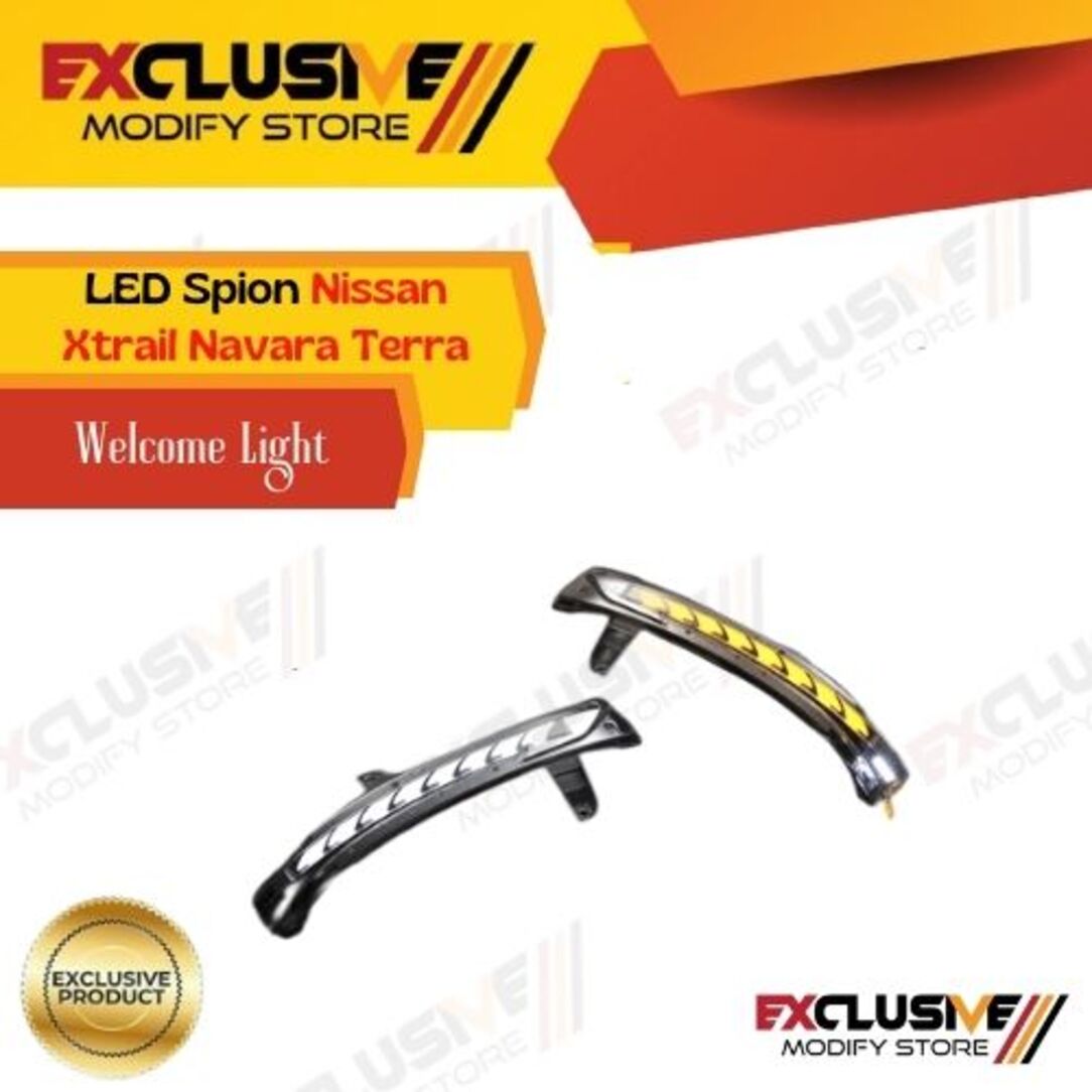 Nissan Xtrail/Navara/Terra/Serena-Smoke & clear-4 functions led rearview mirror Harga  975,000 Ringgit*Penghantaran Percuma