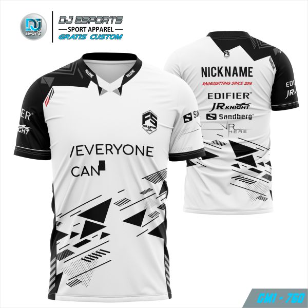 Desain Jersey Gaming Jersey Tim Esport Free Fire Baju Siren Esport