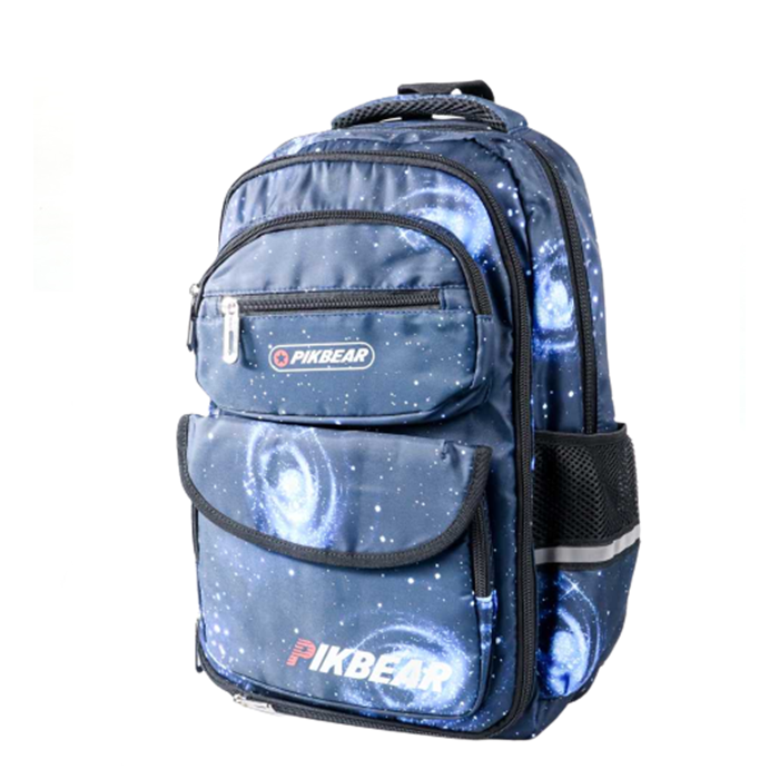 Lazada Indonesia - Hamlin Maxime Tas Ransel Pria Sekolah Anak Side Open Desain Casual Large Storage Material Nylon ORIGINAL – Blue