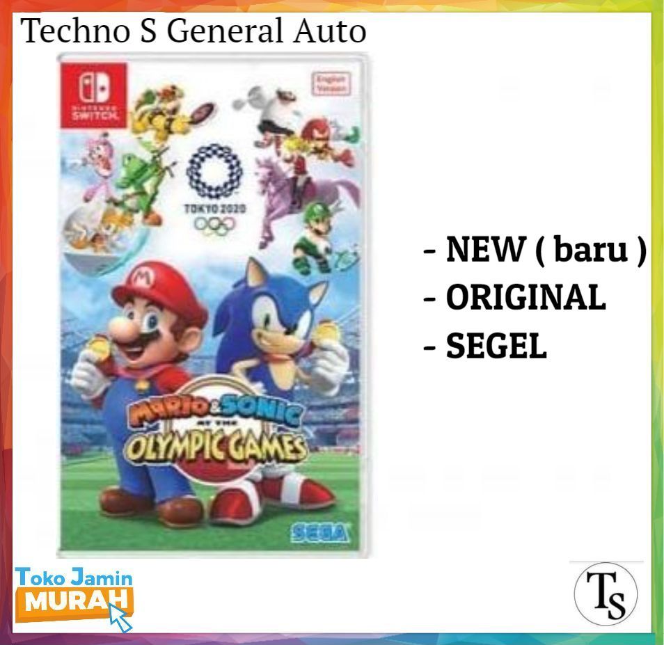 Nintendo Switch Mario Sonic at The Olympic Games Tokyo 2020