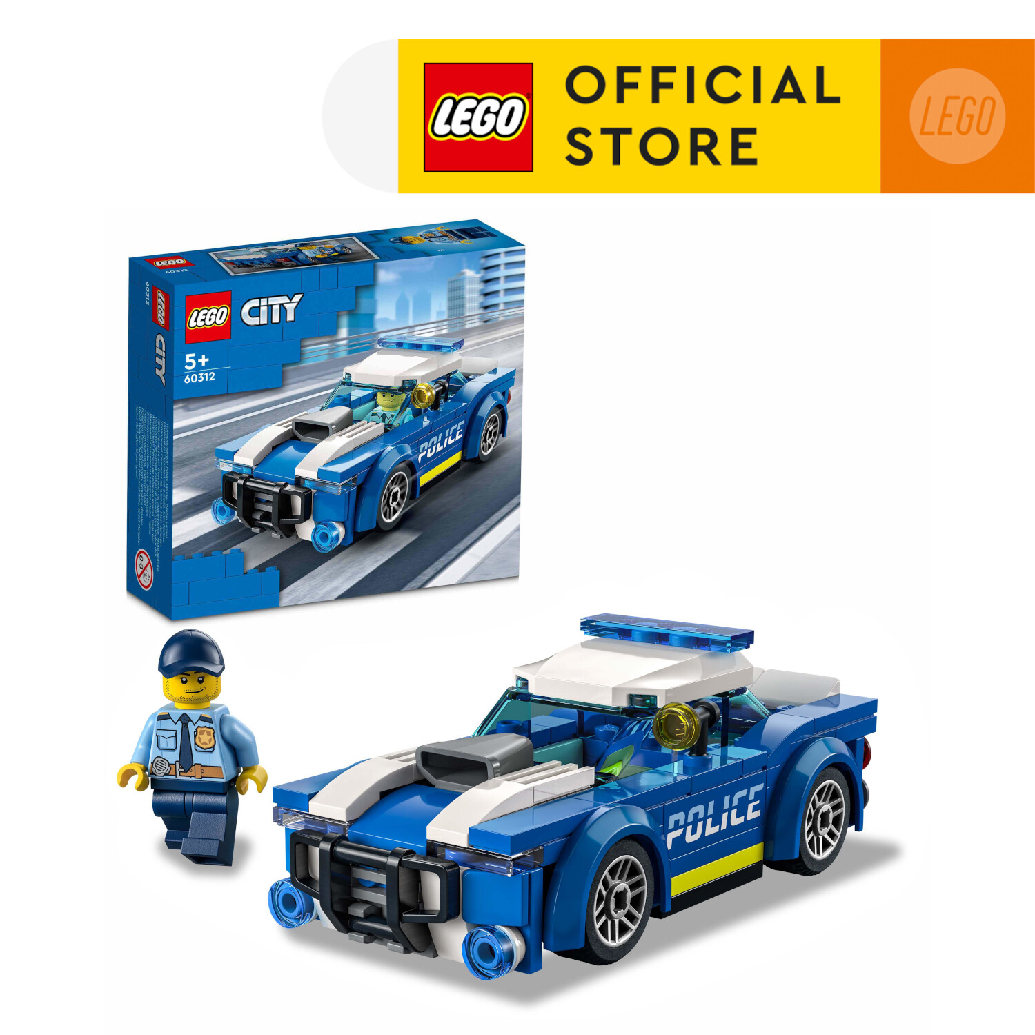 LEGO City 60312 Police Car (94 Pieces), Mainan, Building Block, Toys Harga  161,500 rupiah*Gratis Ongkir