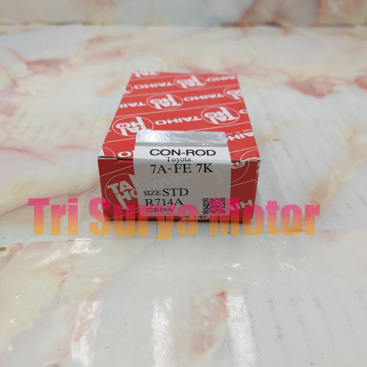 METAL JALAN CONROD BEARING KIJANG GRAND KAPSUL 7K BENSIN KF70 R714A TAIHO STD-0.50 HARGA 1SET ORI Harga 95,000 rupiah*Gratis Ongkir