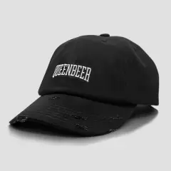 Queenbeer - Baseball Hat Nerma Black Ripped