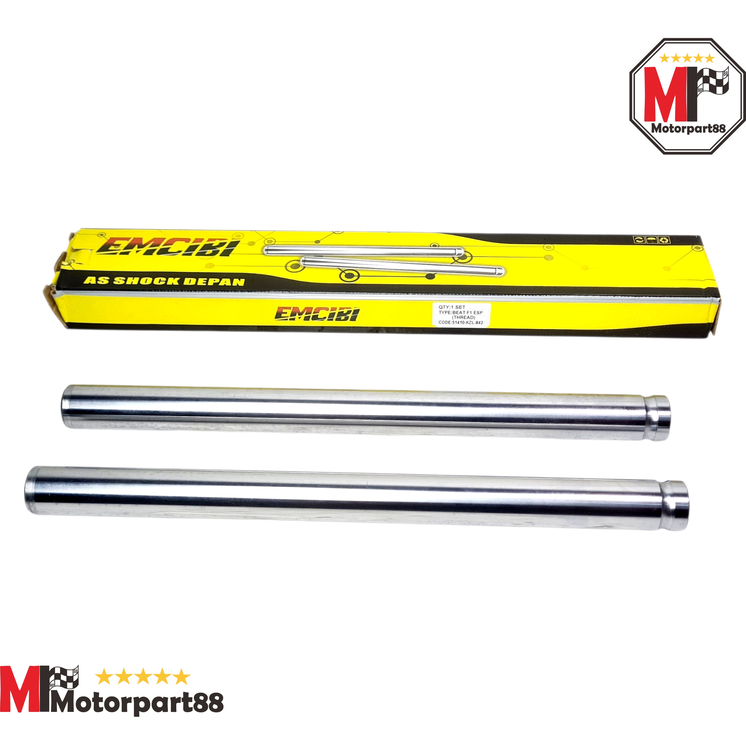 As shock effortlessly Shok Depan Halu Halu pipe beat fi ESP 2018 threaded KZL emcibi Harga 62,775 rupiah*Gratis Ongkir